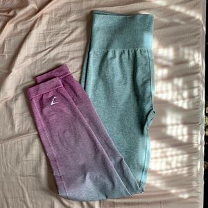 Gymshark Pink Ombré Leggings